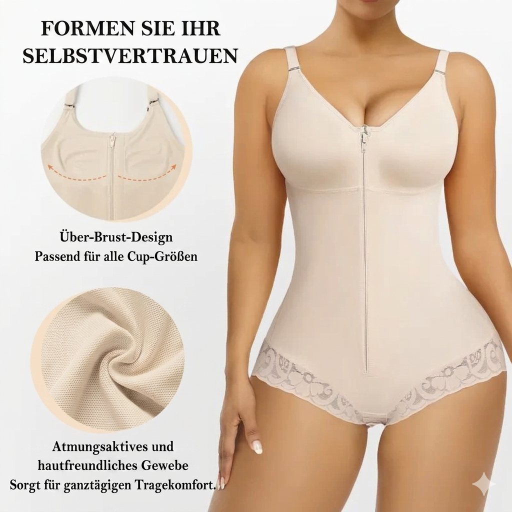 FAJAS COLOMBIANAS | KURZE SHAPEWEAR FÜR SCHMALE TAILLE | PO-LIFTING-EFFEKT | MIT REIßVERSCHLUSS