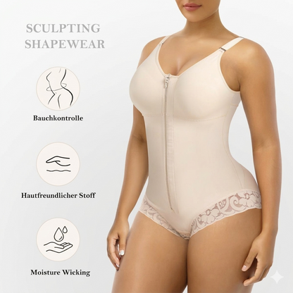 FAJAS COLOMBIANAS | KURZE SHAPEWEAR FÜR SCHMALE TAILLE | PO-LIFTING-EFFEKT | MIT REIßVERSCHLUSS