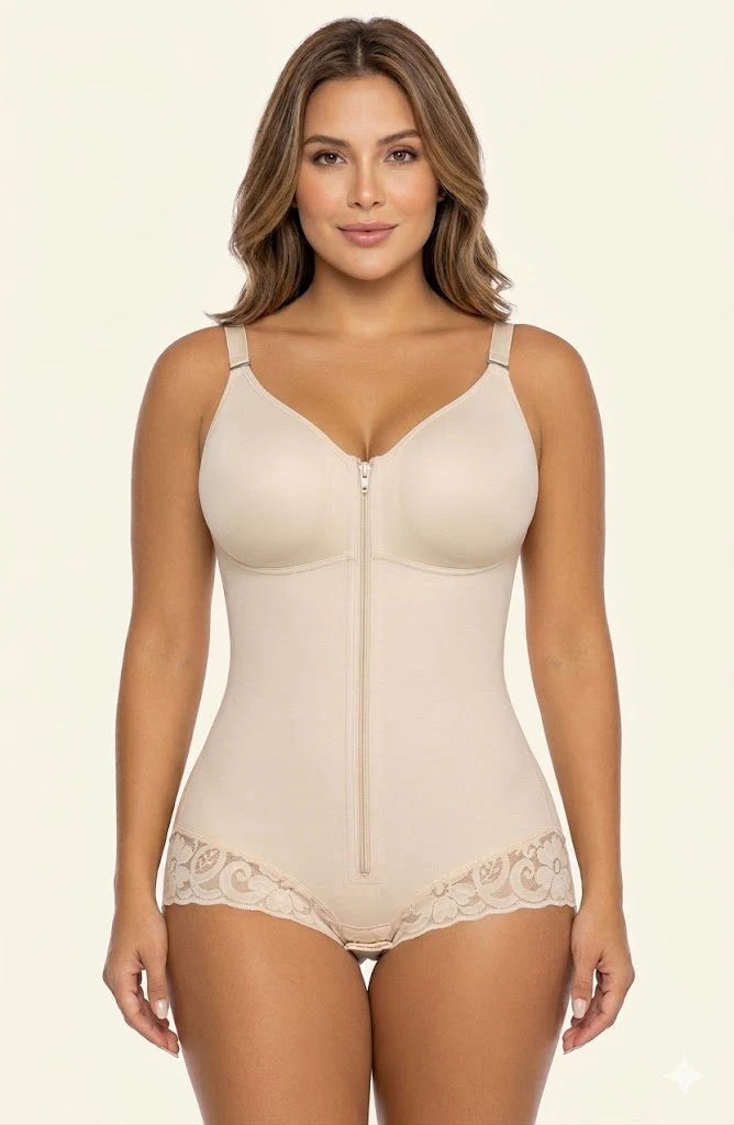 FAJAS COLOMBIANAS | KURZE SHAPEWEAR FÜR SCHMALE TAILLE | PO-LIFTING-EFFEKT | MIT REIßVERSCHLUSS