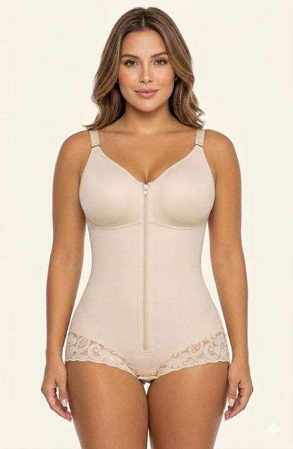 FAJAS COLOMBIANAS | KURZE SHAPEWEAR FÜR SCHMALE TAILLE | PO-LIFTING-EFFEKT | MIT REIßVERSCHLUSS
