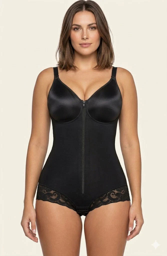 FAJAS COLOMBIANAS | KURZE SHAPEWEAR FÜR SCHMALE TAILLE | PO-LIFTING-EFFEKT | MIT REIßVERSCHLUSS